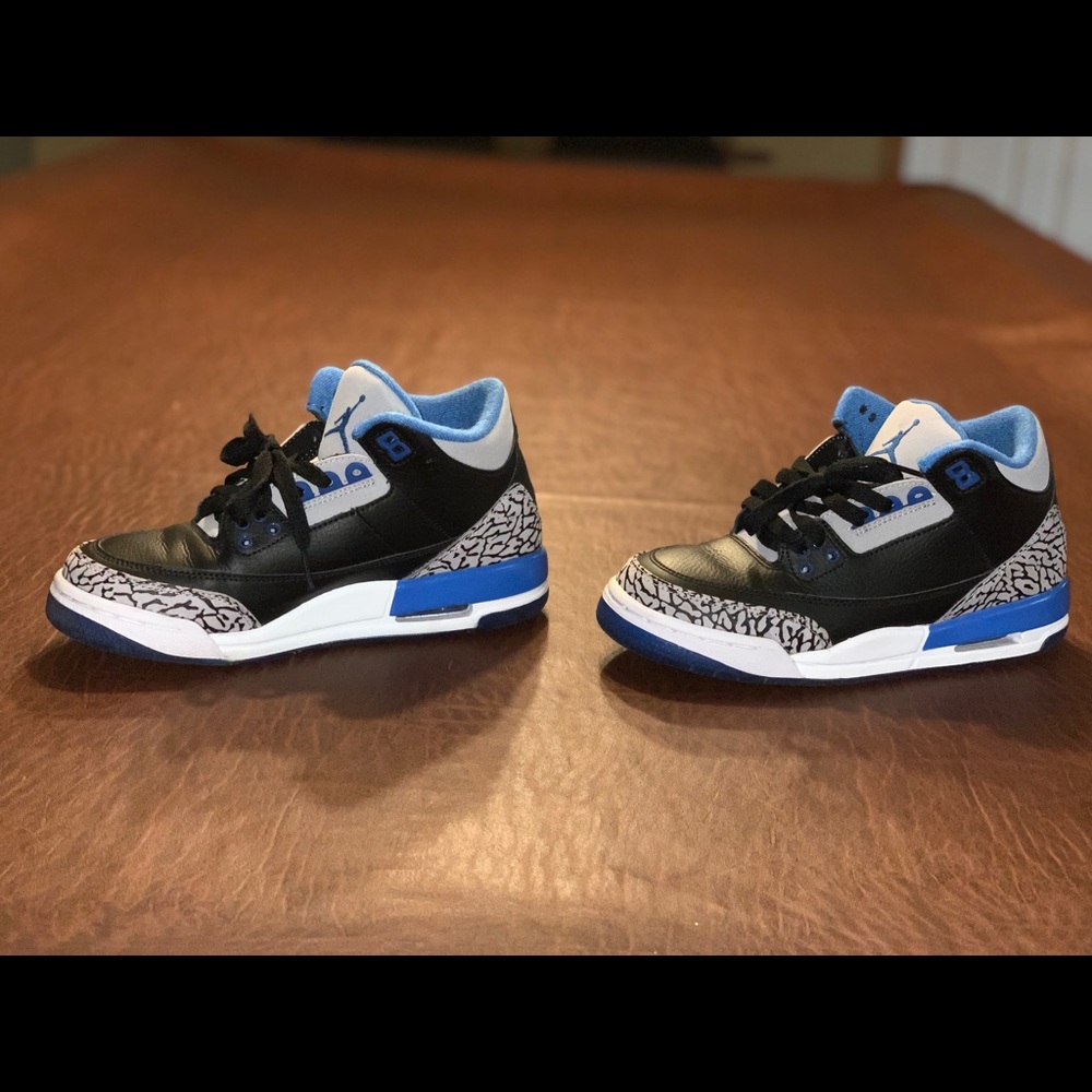 Jordan “Sport Blue” 3s - Picture 3 of 6
